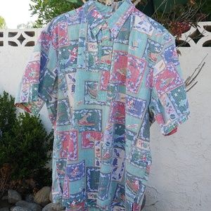 REYN SPOONER MELE KALIKIMAKA Christmas Shirt XL